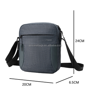 Sac à bandoulière en nylon tendance, résistant à l'eau, durable, avec fermeture éclair, doublure en polyester, pour le bureau, les affaires, les occasions décontractées, etc. - Product Image 2