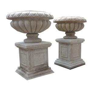 天然石材廉价花园装饰高大大型户外播种机和盆 - Product Image 3