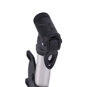 משאבת אוויר מיני דו כיוונית משאבת אוויר בלחץ גבוה אלומיניום חבית אופני כביש משאבת אוויר ניידת עם ידית שסתום פלסטיק - Product Image 4