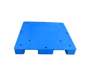 Large 1400x1200x140mm Disposable HDPE Plastic Pallets Euro Industrial Pallet Racking Single Faced 4-Way Entry Type