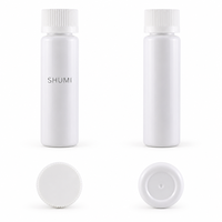 Vente en gros de flacons en plastique PCR PET givrés personnalisés de 30 ml avec bouchon à vis, flacons à usage multiple pour médicaments, crème pour le visage, toner, poudre libre