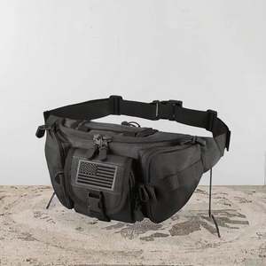 Grande sacoche de sport à bandoulière pour femme, avec fermeture éclair, pour les voyages en plein air, la randonnée, la course à pied, sac banane en tissu bohème avec pompon - Product Image 3