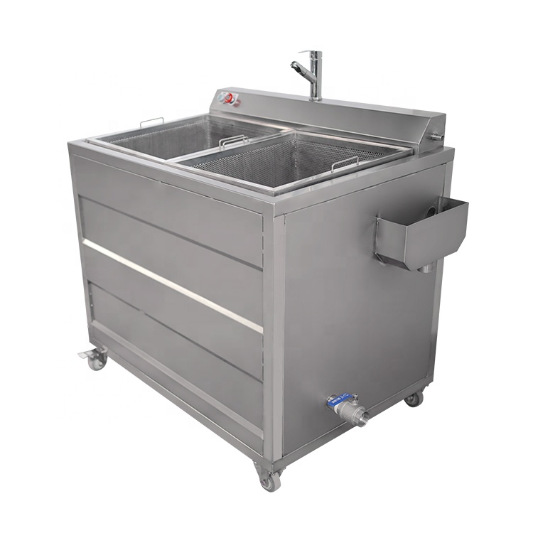 JIUYING 250L Multi-functional vegetable cleaning machine with full stainless steel washing tank