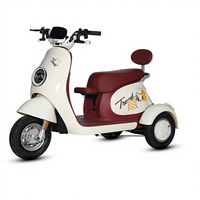 Nouveau modèle Q70 Tricycle compact avec siège enfant intégré, véhicule domestique, vélo de loisirs pour femmes et enfants, 48V-72V