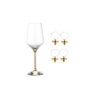 Cadeau humoristique haut diamant doré gobelet à <span class=keywords><strong>vin</strong></span> Unique couleur rouge blanc Vintage sans tige gravure colorée pour amis famille - Product Image 2