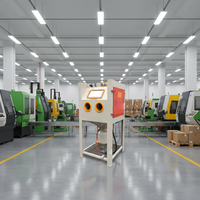 Machine de sablage pour l'industrie de la fonderie de précision, pour le nettoyage des coques et le traitement des surfaces de fonderie