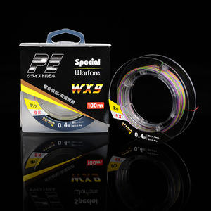 Línea de pesca trenzada Pe Special Warfare Wx9, 100m, 0,4mm, 9x, línea principal de alta resistencia para pesca en agua dulce y marina - Product Image 4