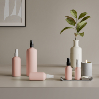Flacon pulvérisateur en verre ambré mat avec logo personnalisé, brume fine, 10ml 20ml 30ml, pour sérum de soin et parfum, emballage avec bouchon à vis et tampon tamponneur