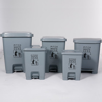 Offre Spéciale Concierge Écologique Recycler Médical En Plastique Polypropylène Déchets Seau Poubelle Poubelle avec Padel