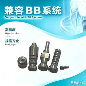 อุปกรณ์เสริมชั่วคราวแบบผสม Bb อะไหล่ซ่อมชิ้นเดียวจากโลหะผสมไทเทเนียมสำหรับงานทันตกรรม - Product Image 4