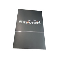 Carpeta de presentación ecológica personalizada con ranuras para tarjetas y bolsillos Encuadernación perfecta Tamaño personalizado para almacenamiento de folletos