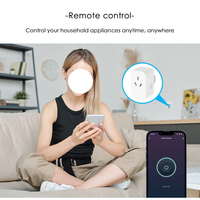 Prise intelligente Wi-Fi 3 broches AUS 10A à succès avec prise universelle, contrôle à distance par application et commande vocale Alexa/Google Assistant