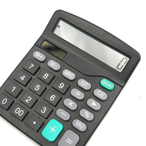 Calculatrice de bureau solaire Logokk KK-837 à 12 chiffres, double alimentation, usage général, cadeau d'affaires - Product Image 3