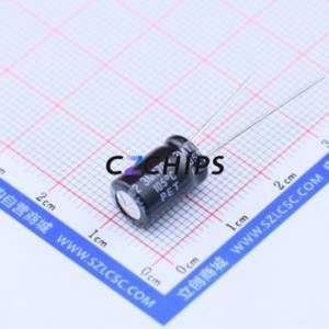 Condensador Electrolítico de Aluminio de Orificio Pasante 25YXJ330M8X11.5, D8xL11.5mm 330uF 20% 25V 640mA-100kHz - Product Image 2