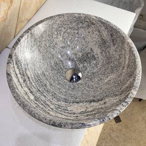 Bassin en marbre moderne de style européen lavabo brillant robinet monotrou personnalisé méditerranéen pour hôtels prix d'usine de masse - Product Image 3