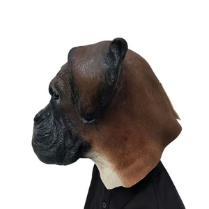 Maschera in lattice a forma di cane per adulti, divertente e spaventosa, per feste di Natale e Halloween, a copertura totale del viso - Product Image 6