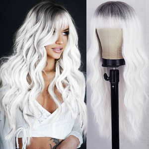 Extensiones de Cabello Largo y Rizado con Ondas Grandes, de Seda Resistente al Calor, Cobertura Completa, Suaves, Ecológicas, para Uso Diario, Color Marrón Oscuro Piano, Directo de Fábrica - Product Image 3