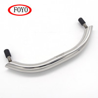 Balustrade ronde marine FOYO de 13 pouces en acier inoxydable 304, résistante à la rouille et à la corrosion