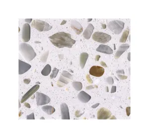 Beige Terrazzo pavimentazione controsoffitto materiale 300 x300 Terrazzo piastrelle in vendita multicolore Terrazzo lavello balcone Australia