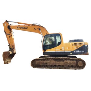 Excavadora de cadenas HYUNDAI 225-9s 2022 de segunda mano con rompedor de cazo y PLC, 22.6 toneladas, lista para envío inmediato desde China - Product Image 1
