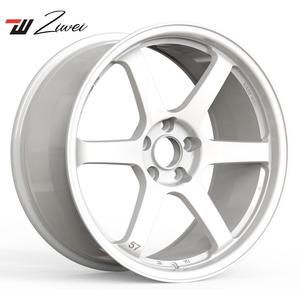 Ruedas de Aleación Monobloque Forjadas Blancas de 17 18 19 20 Pulgadas 5X114.3 para Autos de Pasajeros Infiniti G35 G37 Q50 Q60 Mitsubishi - Product Image 4