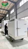 Remorque chambre froide portable sur mesure avec compresseurs Daikin/Frascold, refroidissement par air, télécommande, haute productivité, tailles personnalisées