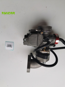 Para <span class=keywords><strong>carburador</strong></span> <span class=keywords><strong>KEIHIN</strong></span> PE26 de <span class=keywords><strong>26mm</strong></span> con goma de admisión para 125cc 140cc PIT Quad Dirt Bike ATV Buggy - Product Image 4