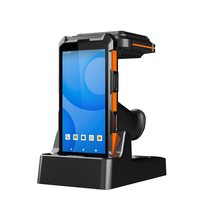 5.5 pouces industriel robuste entrepôt portable Android Terminal longue portée UHF lecteur RFID pda avec lecteur de codes à barres 2D