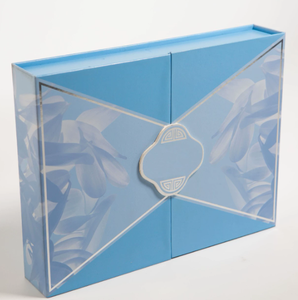 Caja de Regalo Magnética de Lujo con Doble Puerta para Productos de Cuidado de la Piel, Caja de Embalaje Cosmético con Logotipo de Rosa en Forma de Corazón y Bolsa de Regalo a Juego - Product Image 5