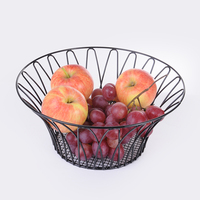 Panier de rangement pliable en métal à 3 niveaux, écologique et de qualité alimentaire, design suspendu en treillis métallique, couleur verte, boîte cadeau incluse