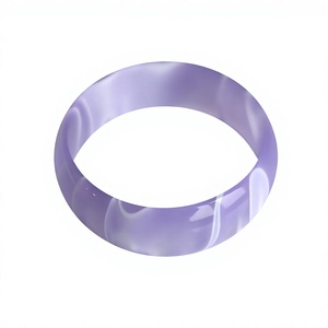 Nouveau design – Bracelets indiens en résine faits à la main, bijoux fantaisie irréguliers pour femmes et jeunes filles – Meilleur cadeau de Noël – Modèle ange, forme large - Product Image 1