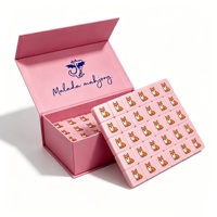 Ensemble de Mahjong haut de gamme sur mesure en gros, boîte cadeau rigide en carton avec fermeture magnétique et plateau d'insertion pour les tuiles de Mahjong