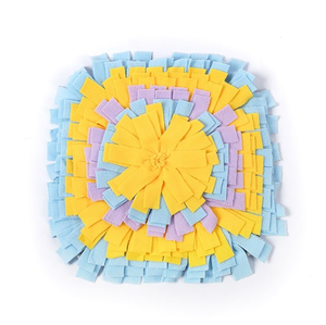 Tapis de recherche de nourriture pour petits animaux, tapis interactif pour l'alimentation, jouet distributeur de friandises, tapis de recherche de nourriture pour lapin, cochon d'Inde - Product Image 3