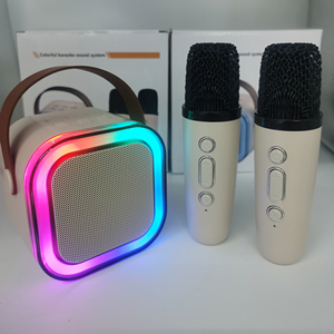 Microphone portable pour enfants, karaoké à domicile, mini haut-parleur portable avec micro sans fil et Bluetooth pour l'extérieur et les fêtes - Product Image 2