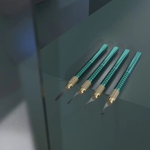 Juego de 4 Cuchillas para Remover Pegamento, Raspador de Pegamento Negro para CPU NAND IC, Herramienta de Despegue, Acero Aleado Endurecido Pulido a Mano - Product Image 6