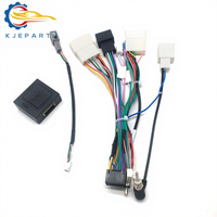 Radio Stereo Mobil Android Kabel Konektor 28Pin dengan CANBUS USB SWC Input Mundur untuk Toyota Hilux 2023
