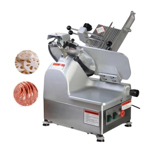 Rebanadora de Carne Semiautomática de 300 mm (12 Pulgadas) para Restaurantes Pequeños, para Cortar Carne de Cordero, Res y Tocino Congelados, Máquinas Profesionales para Delicatessen - Product Image 2