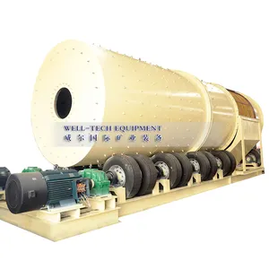 300tph Heavy Duty Rotary Scrubber Hot Sale To Australia For Washing Diamond Plant Alluvial Gold Placer Gold Plant