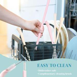 Pajitas Antiarrugas Reutilizables para Prevenir Arrugas en los Labios, Compatibles con Vasos Stanley de 40 oz y 30 oz, Perfectas para Rellenar Labios - Product Image 3