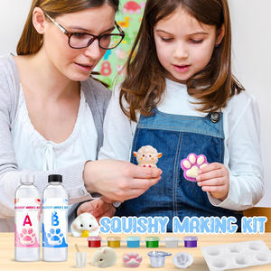 Kit pembuat Squishy silikon cair Super lembut, kit campuran untuk cetakan kaki kucing - Product Image 3