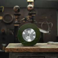 Meule à polir diamantée de qualité supérieure, 100 mm, grain 100, dureté moyenne, pour meuleuse d'angle M14