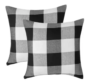 Wesunny Wholesale Plain Cotton Patio Furniture Throw Pillows Cushion Covers