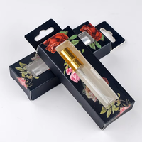 Lot de 100 flacons de parfum vides en verre cylindriques de 5 ml, rechargeables, avec atomiseur et bouchon à vis, échantillons imprimés en sérigraphie, résistants aux acides