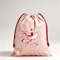 Sac à cordon imprimé personnalisé, pochette de rangement réutilisable pour la danse, la musique, le sport, l'école, les voyages, cadeau promotionnel pris en charge