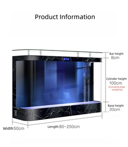 <span class=keywords><strong>Aquarium</strong></span> de style européen de luxe avec meuble en <span class=keywords><strong>bois</strong></span> massif, grand <span class=keywords><strong>aquarium</strong></span> en verre de 100 à 300 gallons, ensemble complet - Product Image 6