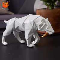 Statue de dinosaure décorative d'extérieur moderne, grande sculpture en fibre de verre léopard certifiée de qualité, Figurine animale directe d'usine