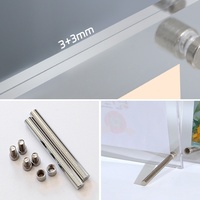 Support de table en acrylique écologique de style romantique avec impression numérique pour la décoration de la maison, support de bureau et porte-photo