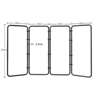 DB SH 240x400cm écran vert toile de fond photographie fond support cadre pour l'enregistrement vidéo vivant - Product Image 5