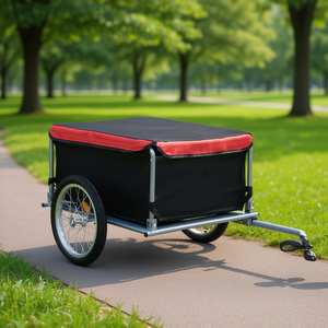 Remolque para Bicicleta Modelo D0100HHE5XP con Capacidad de Carga Máxima de 143.3 Lb, Color Negro - Product Image 2