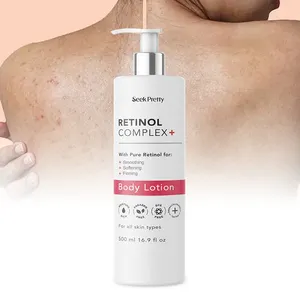 Private Label Retinol Vitamin C Feuchtigkeit spendende pflegende Hautcreme Aufhellende Körper lotion für Frauen Trockene Haut